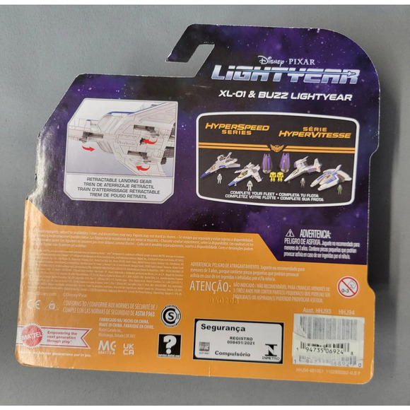 Mattel Disney Pixar Lightyear Hyperspeed Series XL-01 Spaceship & Buzz Lightyear - Picture 9 of 10